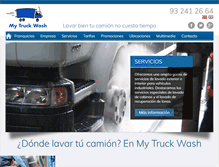 Tablet Screenshot of mytruckwasheuropa.com